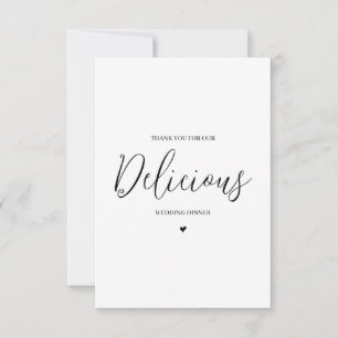 Wedding Vendor Thank You Card- Caterer