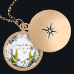 Wedding Vintage Birds Anniversary Necklace<br><div class="desc">Keepsake Necklaces Choose either Silver Plated or Sterling Silver</div>