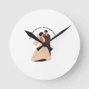 Wedding Wall Clock
