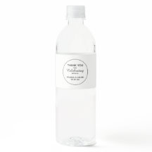 Wedding Water Bottle Label | Thank You Sticker