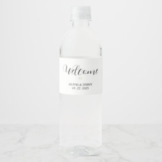 Wedding Water Bottle Label | Wedding Welcome