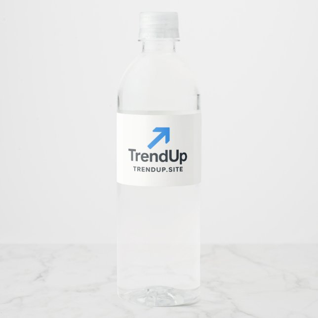 Wedding Water Bottle Labels  Elegant Personalized (Front)