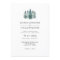 Wedding Watercolor Rustic Pine Trees Forest Green