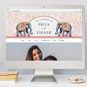 Wedding Web Site Banner Digital File Download Poster