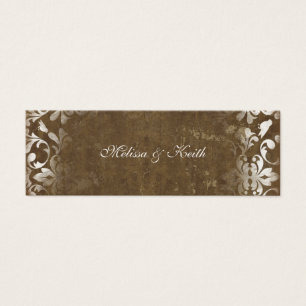 Wedding Website Cards {Espresso}