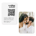 Wedding Website Enclosure Card | Retro RSVP Insert
