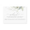 Wedding Website Gold Greenery