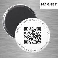 Wedding website QR code details rsvp