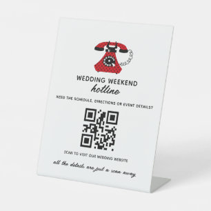 Wedding Website QR Code Sign