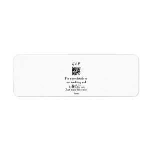 Wedding website rsvp q r code add name text thr