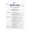 Wedding Weekend Itinerary Chic Navy Blue Timeline
