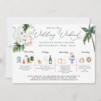 Wedding Weekend Itinerary | Tropical Beach