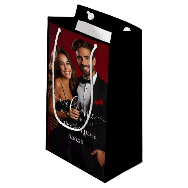 Wedding Welcome Gift Bag (Front Angled)
