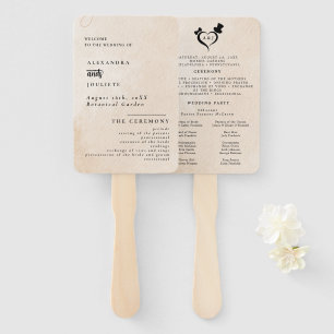  Wedding Welcome Hand Fan