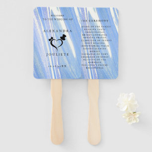 Wedding Welcome Hand Fan