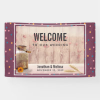 Wedding Welcome Rustic Milk Can