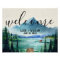 Wedding Welcome Sign - Rustic Lakeside