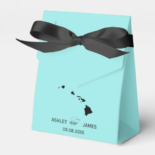 Wedding Welcome to Hawaii Favour Box State Map