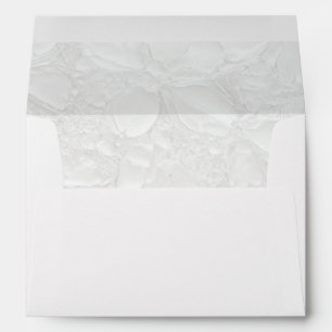 Wedding White Modern Simple  Envelope