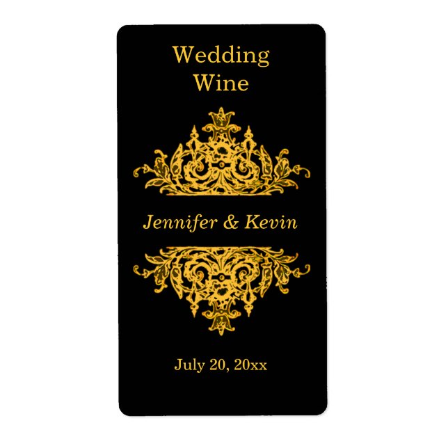 Wedding Wine Label (Front)