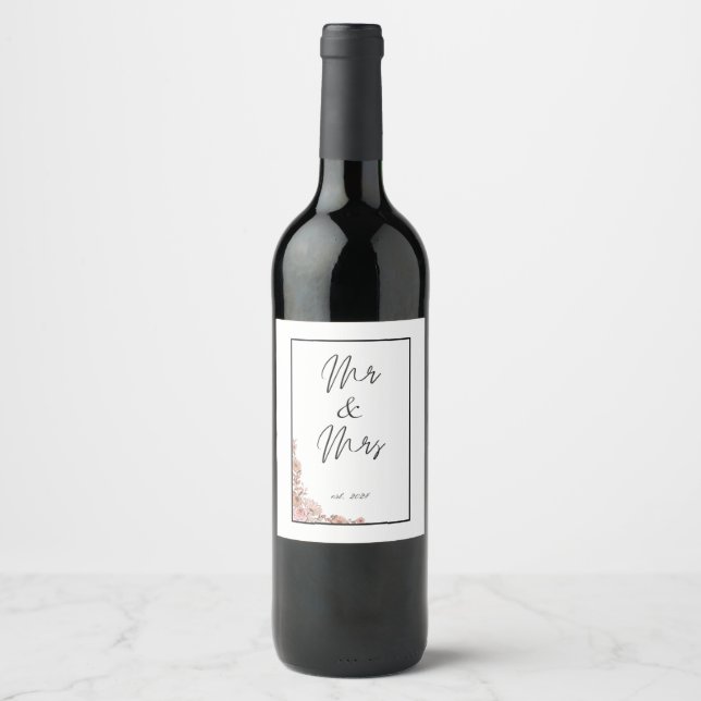 Wedding Wine Label (Front)