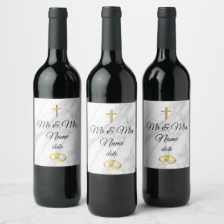Wedding Wine Label