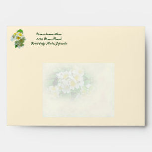 Wedding Wishes Multiflora Roses Envelopes
