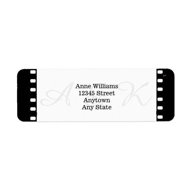 Wedding With A Movie Film Theme (Front)