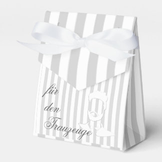wedding witness Mann Bart name personalize Favor Box