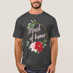 Wedding Women Bachelorette Party Flowers Floral Br T-Shirt