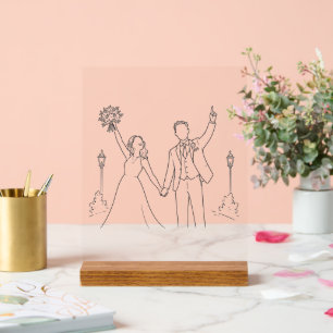 Wedding Woo! Decor Acrylic Sign