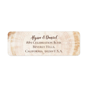 Wedding Wood grain tree bark ring Custom Script