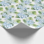 Wedding Wrapping Paper<br><div class="desc">Wrapping paper is shown with a lovely hydrangea floral print. 
Customize this item or buy as is.





Licensed Print</div>