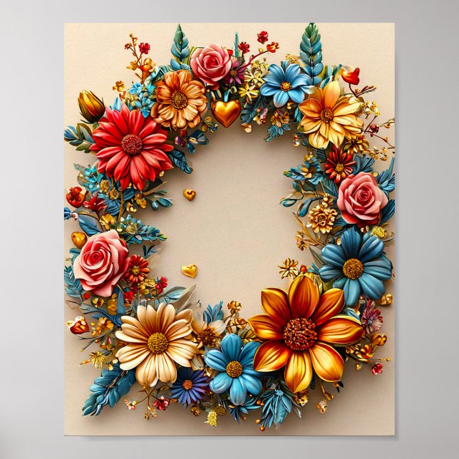 Wedding wreath poster (Front)
