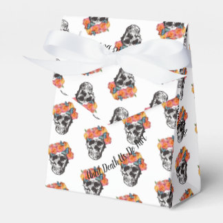 WeddingFavour Box Skull Art Until Death Us Do Part