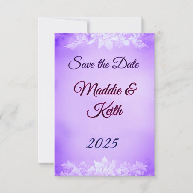 Weddings Save The Date (Front)