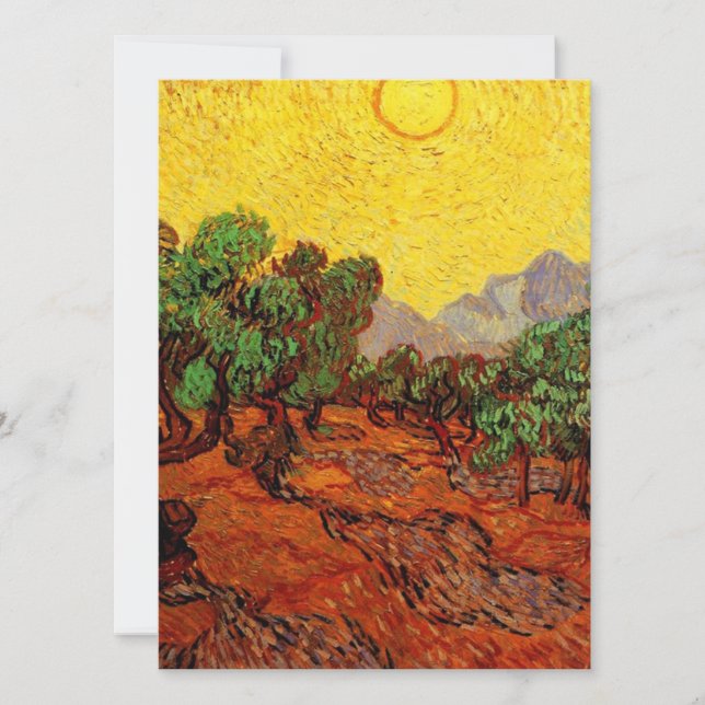 Weddings,Vincent van Gogh Olive Trees (Front)