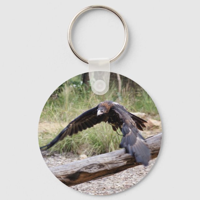Wedge Tail Eagle Flying Keychain (Front)