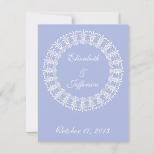 Wedgewood Blue 1 Mariage Cartes RSVP