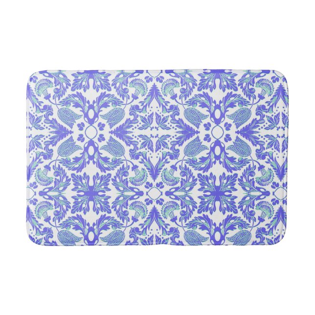Wedgewood Floral  Bath Mat (Front)