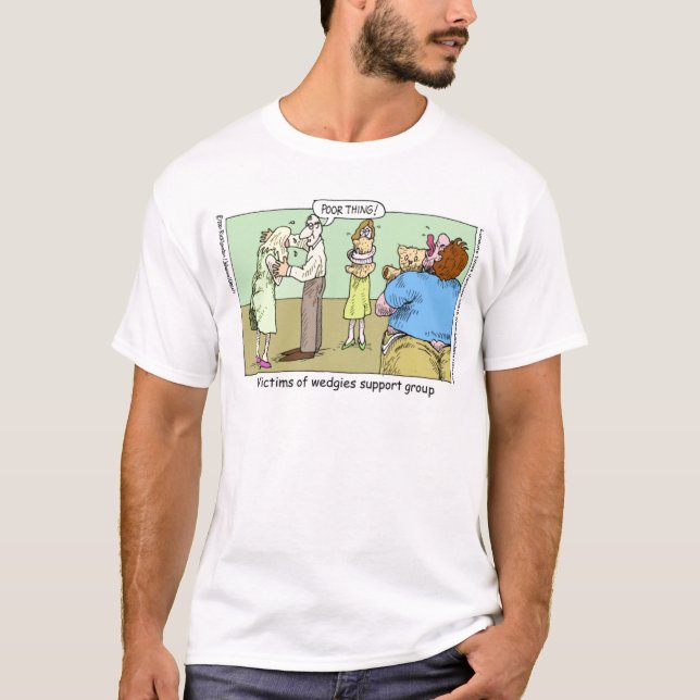 Wedgie Support Group Funny Mugs Tees & Gifts (Front)
