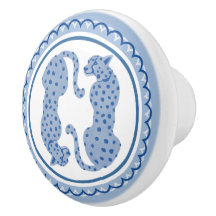 Wedgwood Cheetahs Ceramic Drawer Pull