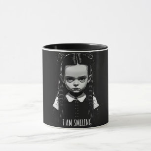 Wednesday mood pilow - I am smiling Cushion Mug
