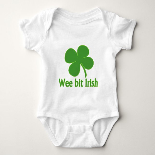 Wee bit Irish Baby Bodysuit (Front)