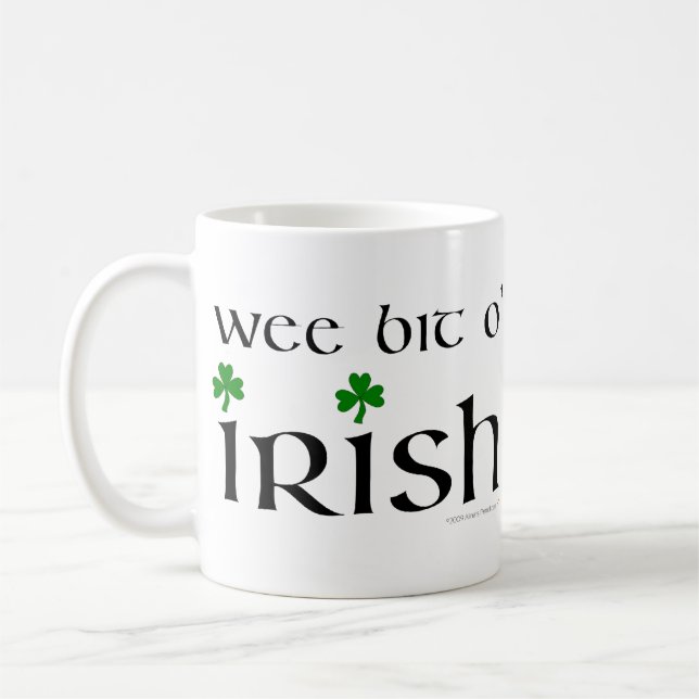 Wee Bit O' Irish Shamrock Mug (Left)