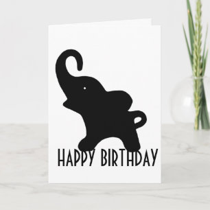 Wee Elephant Happy Birthday Card