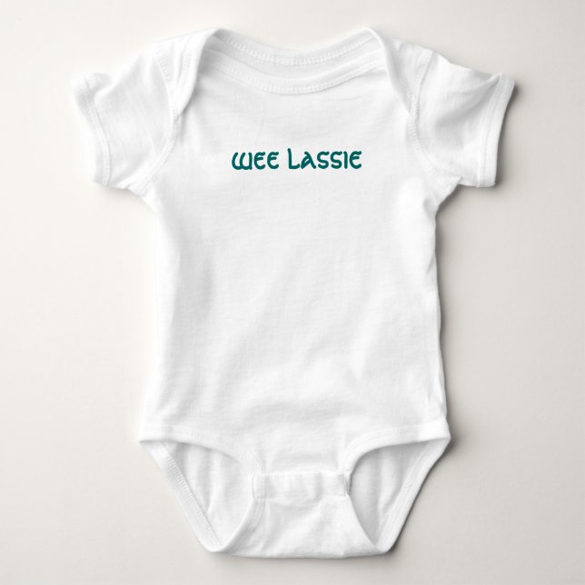 wee lassie - onsie baby bodysuit (Front)