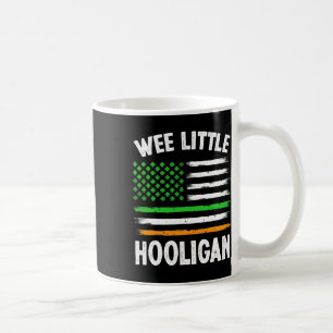 Wee Little Hooligan Fun St Patrick's Day Shamrock Coffee Mug