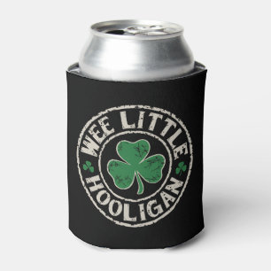 Wee Little Hooligan Shamrock St Patrick's Day Can Cooler