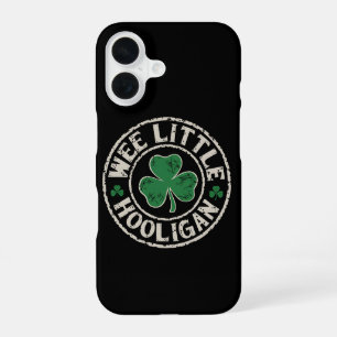 Wee Little Hooligan Shamrock St Patrick's Day iPhone 16 Case